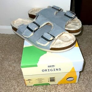 Earth Origins Chill Cali Blue Perle Sandaks Sz 9